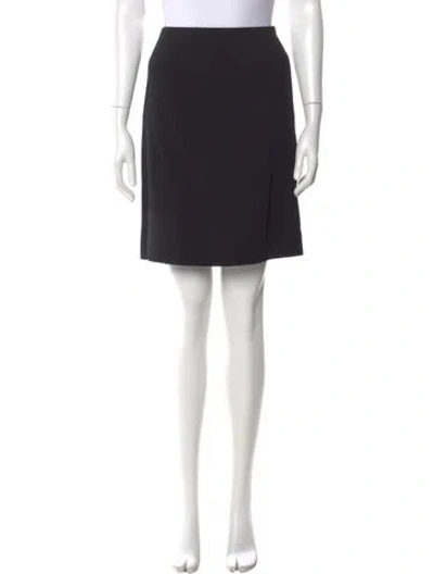 Pre-owned Chanel Vintage Mini Skirt In Black