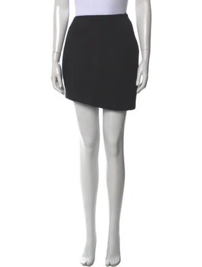 Pre-owned Chanel Vintage Mini Skirt In Black