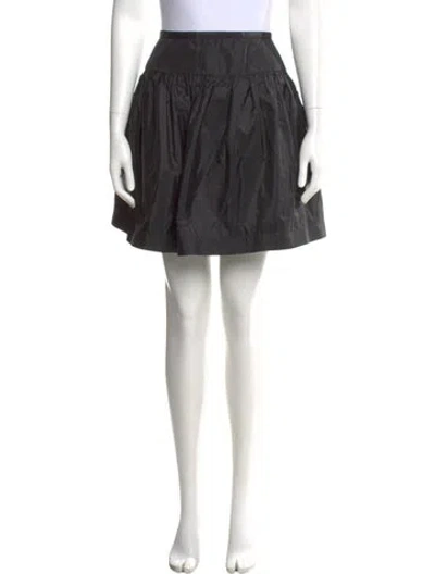 Pre-owned Chanel Vintage Mini Skirt In Black