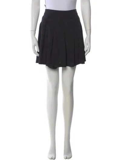 Pre-owned Chanel Vintage Mini Skirt In Black