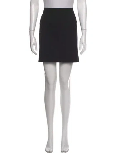 Pre-owned Chanel Vintage Mini Skirt In Black