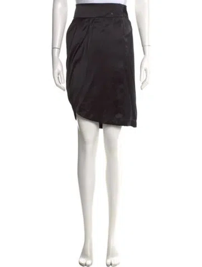 Pre-owned Chanel Vintage Mini Skirt In Black