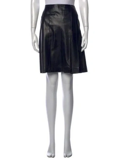 Pre-owned Chanel Vintage Mini Skirt In Black
