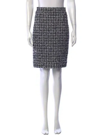 Pre-owned Chanel Vintage Mini Skirt In Black