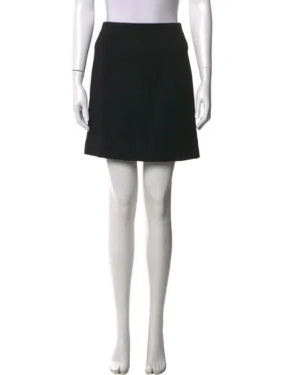 Pre-owned Chanel Vintage Mini Skirt In Black