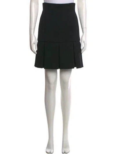 Pre-owned Chanel Vintage Mini Skirt In Black