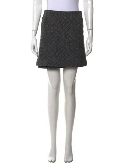Pre-owned Chanel Vintage Mini Skirt In Black
