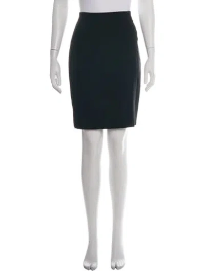 Pre-owned Chanel Vintage Mini Skirt In Black