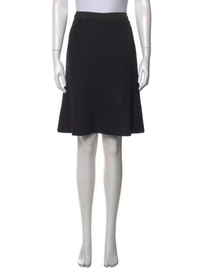 Pre-owned Chanel Vintage Mini Skirt In Black