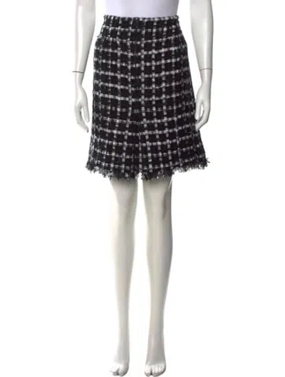 Pre-owned Chanel Vintage Mini Skirt In Black