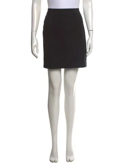 Pre-owned Chanel Vintage Mini Skirt In Black
