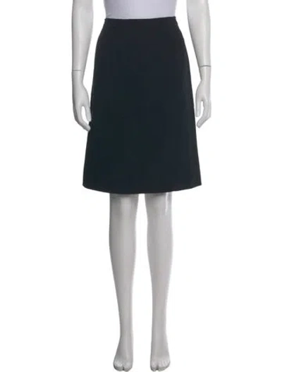 Pre-owned Chanel Vintage Mini Skirt In Blue