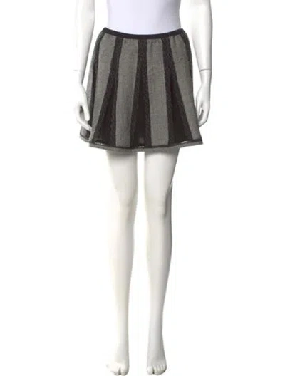 Pre-owned Chanel Vintage Mini Skirt In Multi