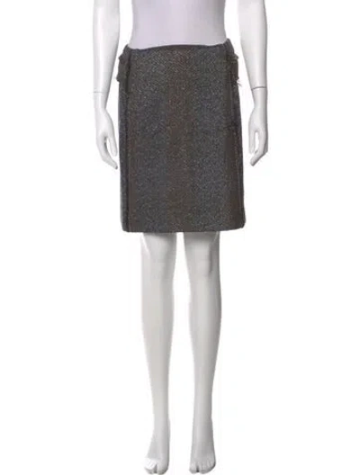 Pre-owned Chanel Vintage Mini Skirt In Multi