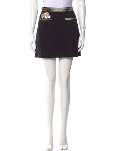 Pre-owned Chanel Vintage Mini Skirt In Multi