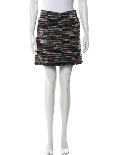 Pre-owned Chanel Vintage Mini Skirt In Multi