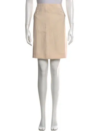Pre-owned Chanel Vintage Mini Skirt In Neutral