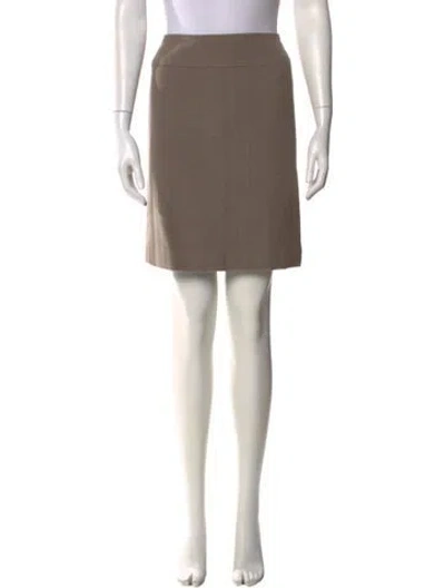 Pre-owned Chanel Vintage Mini Skirt In Neutral