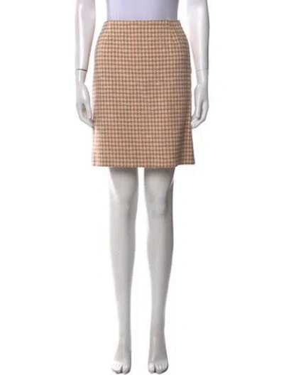 Pre-owned Chanel Vintage Mini Skirt In Neutral