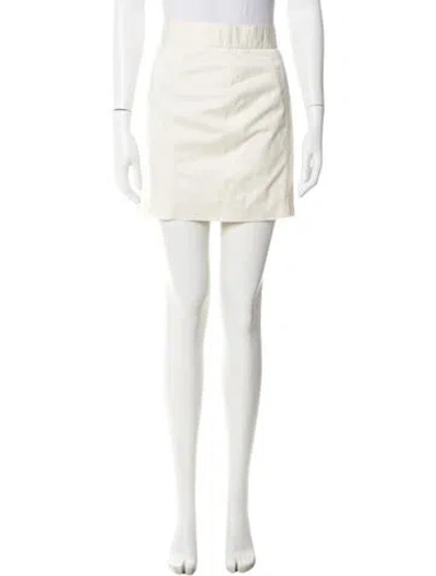 Pre-owned Chanel Vintage Mini Skirt In Neutral