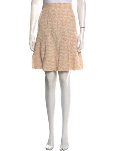 Pre-owned Chanel Vintage Mini Skirt In Neutral