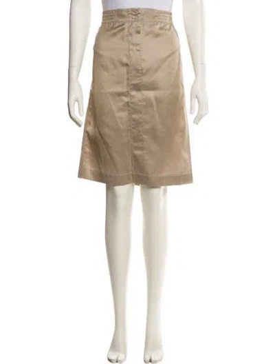 Pre-owned Chanel Vintage Mini Skirt In Neutrals