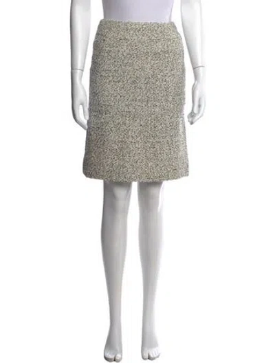 Pre-owned Chanel Vintage Mini Skirt In Neutrals