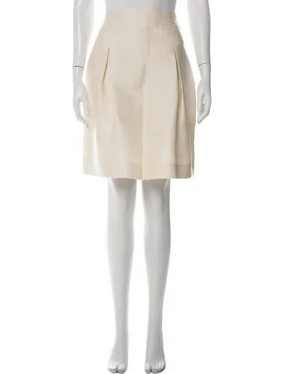 Pre-owned Chanel Vintage Mini Skirt In Neutrals