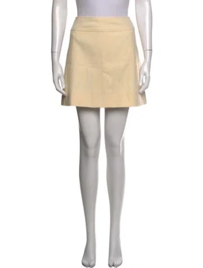 Pre-owned Chanel Vintage Mini Skirt In Neutrals
