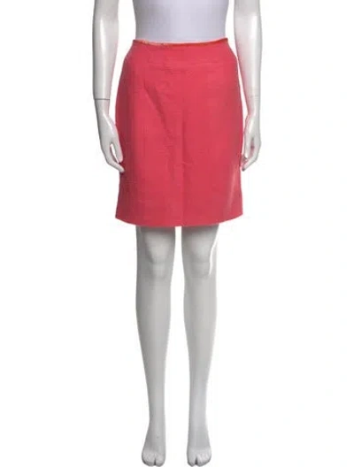 Pre-owned Chanel Vintage Mini Skirt In Pink