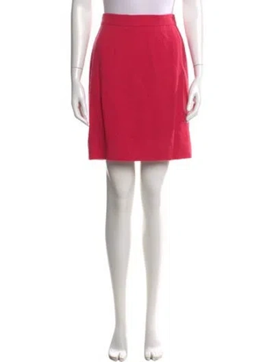 Pre-owned Chanel Vintage Mini Skirt In Pink