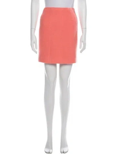 Pre-owned Chanel Vintage Mini Skirt In Pink
