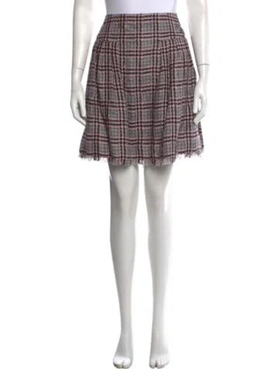 Pre-owned Chanel Vintage Mini Skirt In Pink