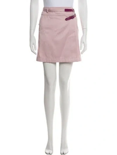 Pre-owned Chanel Vintage Mini Skirt In Pink