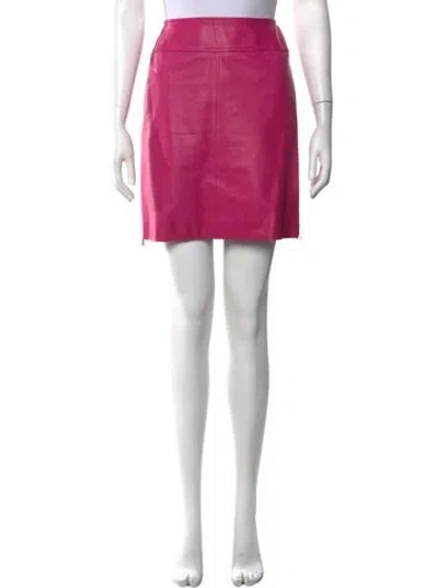 Pre-owned Chanel Vintage Mini Skirt In Pink