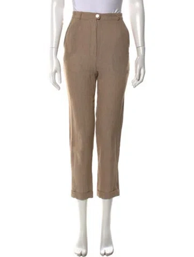 Pre-owned Chanel Vintage Pants In Brown