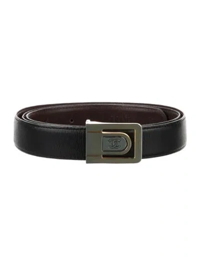 Pre-owned Chanel Vintage Reversible Belt Kit In Multi
