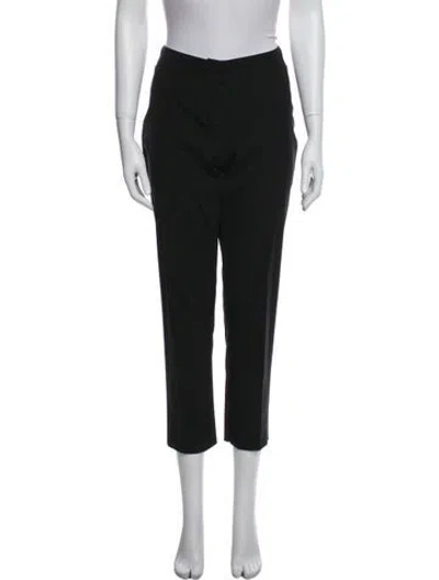 Pre-owned Chanel Vintage Skinny Leg Pants In Black