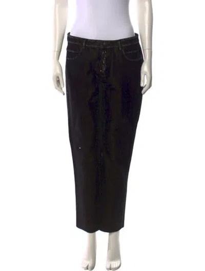 Pre-owned Chanel Vintage Straight Leg Pants In Multi