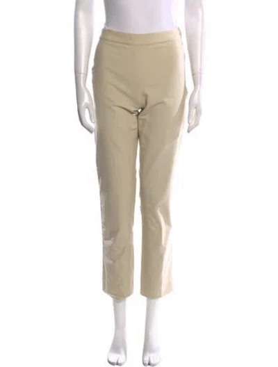 Pre-owned Chanel Vintage Straight Leg Pants In Neutral