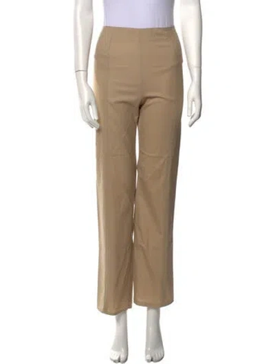 Pre-owned Chanel Vintage Straight Leg Pants In Neutral