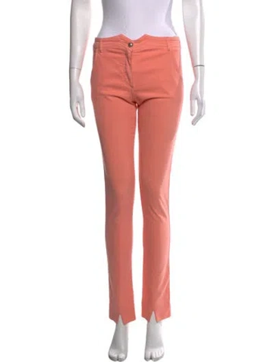 Pre-owned Chanel Vintage Straight Leg Pants In Pink