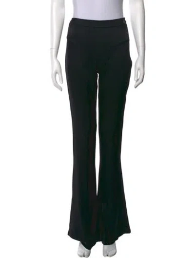 Pre-owned Chanel Vintage Wide Leg Pants In Black
