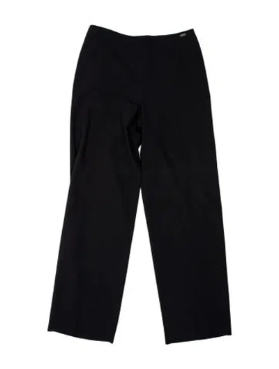 Pre-owned Chanel Vintage Wide Leg Pants In Blue