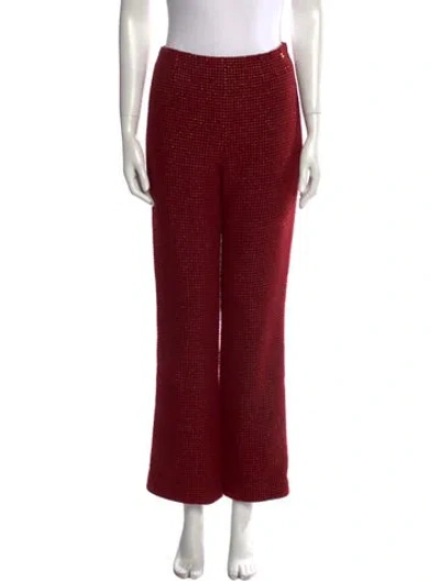 Pre-owned Chanel Vintage Wide Leg Pants In Brown