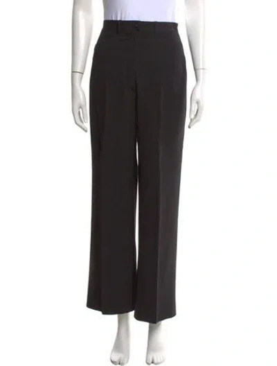 Pre-owned Chanel Vintage Wide Leg Pants In Grey