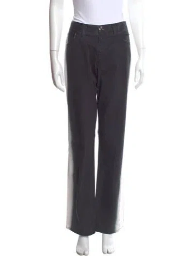 Pre-owned Chanel Vintage Wide Leg Pants In Multi