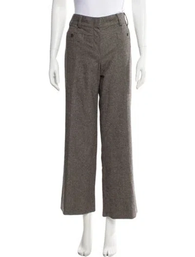 Pre-owned Chanel Vintage Wide Leg Pants In Neutral