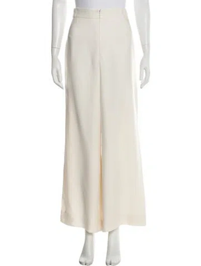 Pre-owned Chanel Vintage Wide Leg Pants In Neutrals