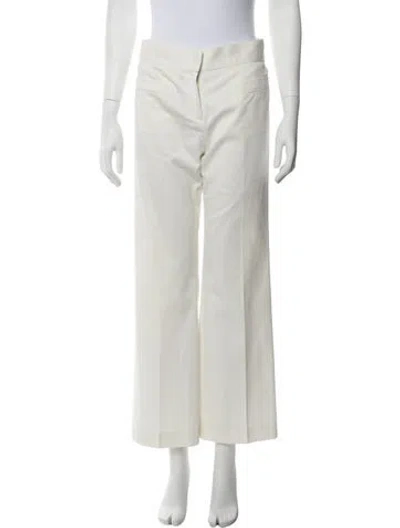 Pre-owned Chanel Vintage Wide Leg Pants In Neutrals